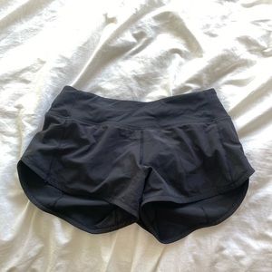 Lululemon speed-up lowrise lined shorts